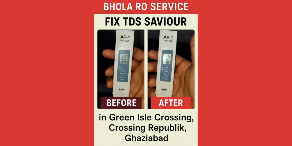 Bhola RO Service Fix TDS Saviour in Green Isle Crossing, Crossing Republik, Ghaziabad