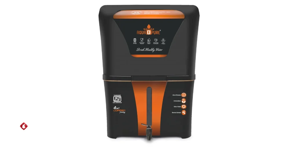 AQUA D PURE 4 in 1 Copper RO Water Purifier – The Ultimate Solution for Pure, Safe & Healthy Drinking Water