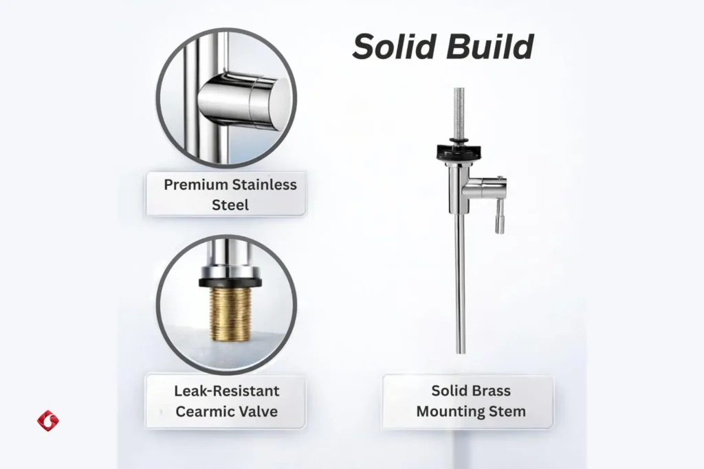 Bhola RO Faucet for Modular Kitchen Wall-Mounted Kitchen Faucet Long Size Tap for Home Kitchen Use